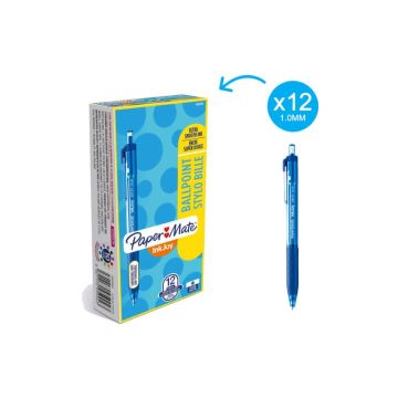 Penna a sfera a scatto Paper Mate InkJoy 300 RT ULV M 1 mm blu S0959920