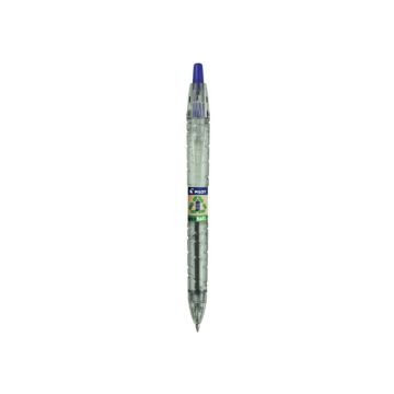 Penna a sfera a scatto Pilot ecoball B2P ricaricabile - punta 1 mm - inchiostro a base d'olio - blu - 040177