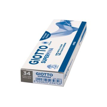 Matita colorata GIOTTO Supermina grigio caldo 23903400