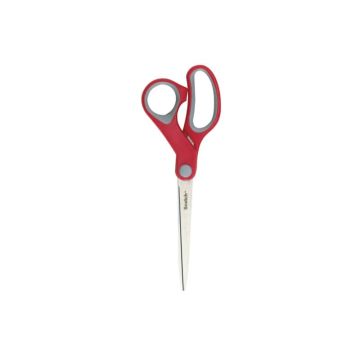 Forbici Scotch Comfort asimmetrica rosso/grigio 18 cm 1427