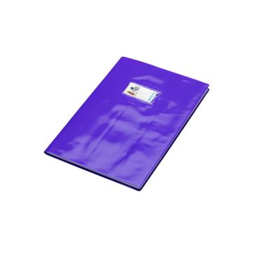 Copriquaderno con etichetta - Coprimaxi Beat A4 in PVC laccato spessore 180 m CoLibrì viola - PF02020115