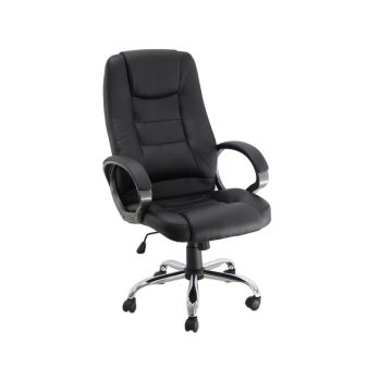 Poltrona direzionale Unisit CH Eco Smart in PU nero CH1/KN