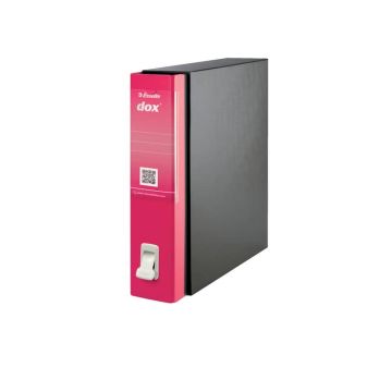 Registratore a leva DOX2 Protocollo 28,5x35 cm - dorso 8 cm fucsia fucsia - D26200