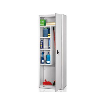 Armadio multiuso 1 porta Tecnical 2 BA-60-TRA - con divisore verticale 60x41x181,5 cm grigio