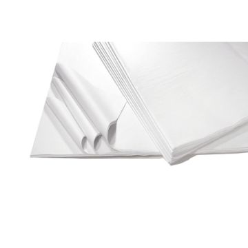 Carta velina Deco 100x140 cm - 22 g/m - conf. 100 fogli - bianco 12680