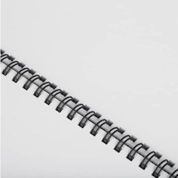 Dorsi metallici 10mm nero pz.100 - 53265