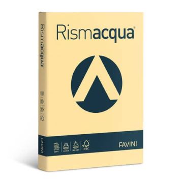 Carta colorata Favini Rismacqua colori tenui 90 g/m² A4 camoscio 02 - Risma da 300 fogli - A66R304