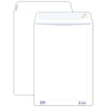Buste a sacco bianche autoad. removibili Pigna Envelopes Competitor strip 80 g/m² 250x353 mm conf. 500 - 0099066