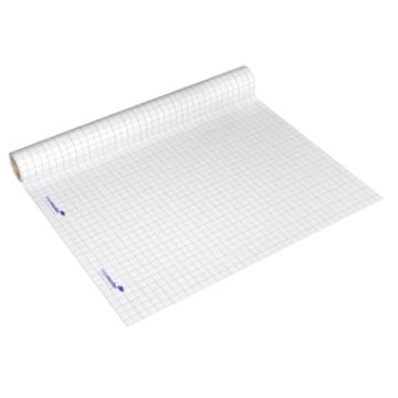 Pellicola elettrostatica per lavagna Legamaster Magic-Chart XL Flipchart 25 ff 90x120 cm quadretti bianco - 7-159054