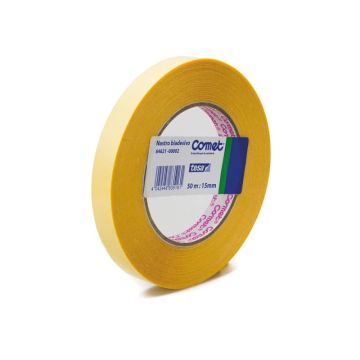 Nastro biadesivo Comet OPP trasparente 15 mm x 50 m - polipropilene senza 64621-00002-02