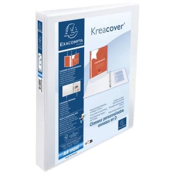 Raccoglitori personalizzabili Kreacover Exacompta 4 anelli Ø 25 mm 4,2x26,5x32 cm 51846E