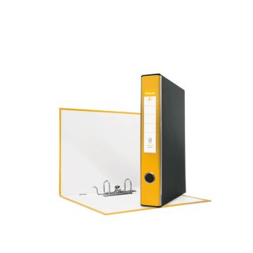 Registratore con custodia Esselte G52 EUROFILE commerciale dorso 5 cm cartone rivestito in PP giallo - 390752090