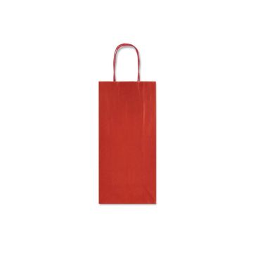 Sacchetto da regalo Rex-Sadoch Allegra tinta unita Dark 14x8,5x39 cm rosso conf. da 25 - SDF12-551