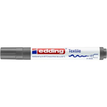 Marcatore per tessuti edding 4500 punta conica 2-3 mm grigio 4-4500012 cfz 10