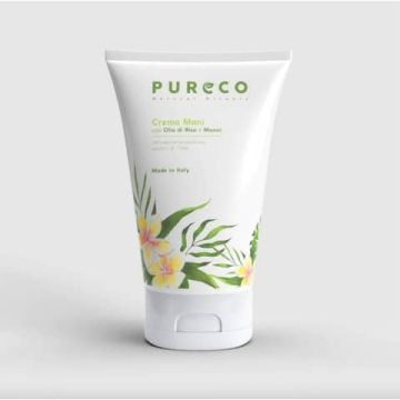 Crema mani con olio di riso e monoi - profumazione Tiarè Pureco - 50 ml PE0019