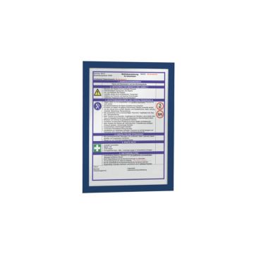 Cornice espositiva Durable DURAFRAME® formato A3 blu in conf. 6 pz - 4883-07