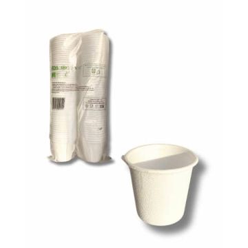 Bicchiere per caffe' espresso in bagassa sbiancata Ferrari Bio conf. 100 pz 88 ml FBIO25