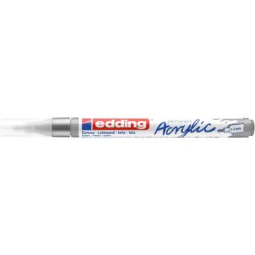 Marcatore acrilico Edding 5300 - punta tonda 1-2 mm tratto fine - argento - 4-5300923