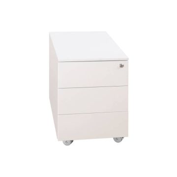 Cassettiera 3 cassetto Berteso KUBO su ruote 40x59x55 cm bianco 3903 B