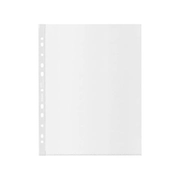 Buste a perforazione universale Esselte Office f.to 22x30 cm 100% riciclate trasparenti - conf. 50 pezzi - 627502