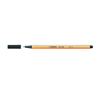 Fineliner Stabilo Point 88 0,4 mm nero - 88/46