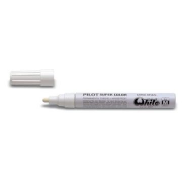 Marcatore Pilot Super Color - punta media 4,5mm - bianco - Pilot