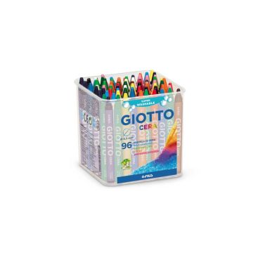 Pastelli a cera GIOTTO Cera assortiti barattolo da 96 - 523600