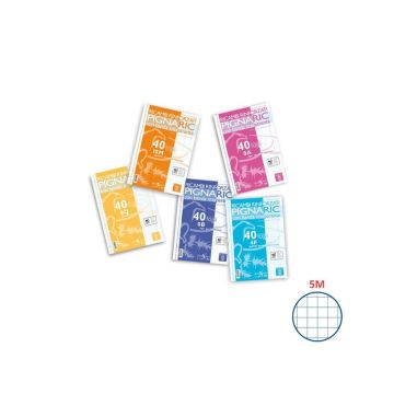 Ricambi per quaderni Pignaric Pigna a 4 fori 80 g/m² A4 5mm Conf. 40 pezzi - 02194595M