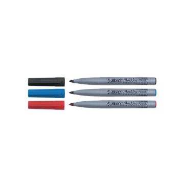 Marcatore permanente BIC Marking Pocket 1445 punta conica 1 mm blu 8209012