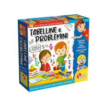 Gioco in scatola Lisciani I'm a Genius Tabelline e Problemini - 48885