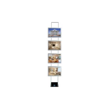 Struttura autoportante Kit LEDMAG + 1 trasformatore - cornice specchiata Tecnostyl 4 cornici A3