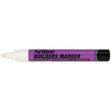 Marcatore specale per legno Builders Artline - punta 2,3 mm bianco A BDM/BI
