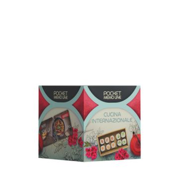 Gioco da tavolo tascabile Cranio Creations Pocket Memo Line - Cucina Internazionale eta' 5+ da 2 a 4 giocatori