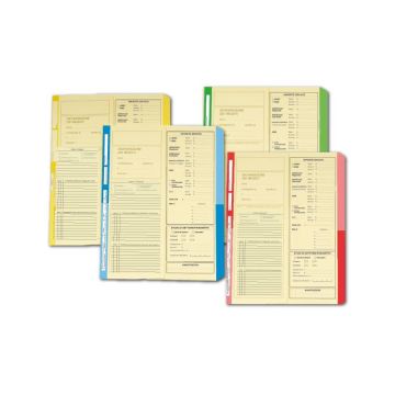 Cartelline a 2 lembi 4Pro A4 in carta di cellulosa 225 g/m² dorso 2 cm verde conf. da 50 pezzi - 4175 03