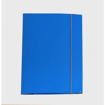CART. GARDA CARTELLINA CON ELASTICO 32PL 25X34CM AZZURRO