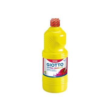 Tempera a base d'acqua GIOTTO Extra Quality flacone 1 lt giallo primario 533402