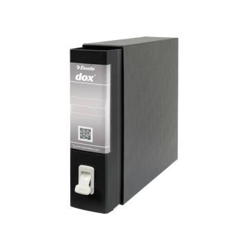Registratore a leva DOX2 Protocollo 28,5x35 cm - dorso 8 cm nero D26210