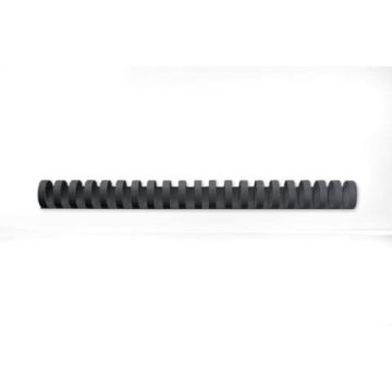 Dorsi plastici a 21 anelli GBC CombBind 28 mm A4 nero - fino a 240 fogli conf da 50 dorsi - 4028183