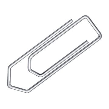 Fermagli Q-Connect filo d'acciaio nichelato n. 1 20 mm conf. da 100 - KF01306