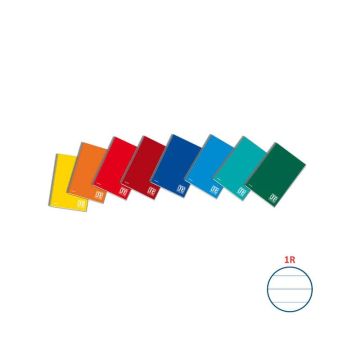 Blocco spiralato One Color laterale in cartoncino con fogli microperforati 80 g/m² 1R A4 22,2x29,7cm - 1156