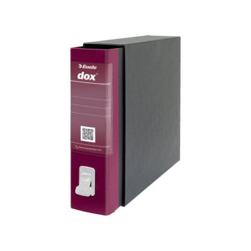 Registratore a leva DOX2 Protocollo 28,5x35 cm - dorso 8 cm bordeaux D26205