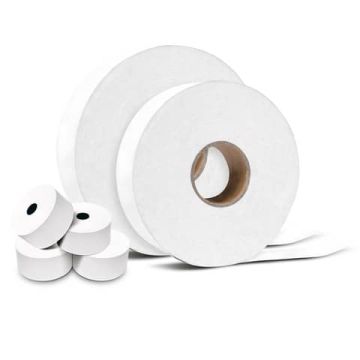 Rotoli per distributori self-service Rotolificio Pugliese 57 mm x 100 m foro 12 mm conf. da 4 - 57100CS