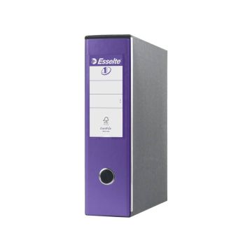 Registratori con custodia Esselte G53 EUROFILE commerciale D8 cartone rivestito in PP lilla - 390753950