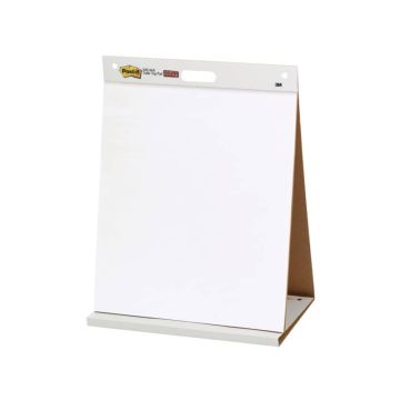 Lavagna da tavolo Post-it Super Sticky 58,4 cm x 50,8 cm bianco 1 blocco da 20 fogli - 563R