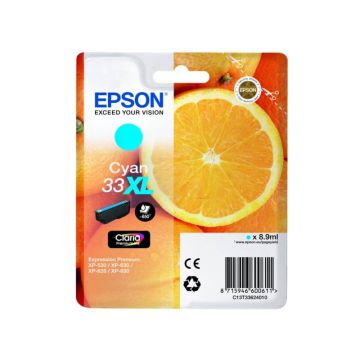 Cartuccia inkjet alta capacità Arance T33XL Epson ciano C13T33624012
