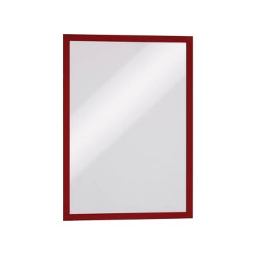 Cornice espositiva Durable DURAFRAME® formato A3 rosso in conf. 6 pz - 4883-03