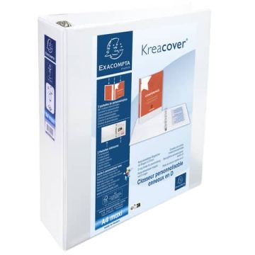 Raccoglitori personalizzabili Kreacover Exacompta 4 anelli Ø 60 mm 8,6x29,7x32 cm 51845E
