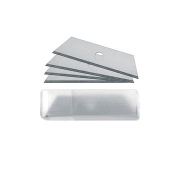 Lame di ricambio Westcott 18 mm forma trapezoidale argento Conf. 10 pezzi - E-84020 00