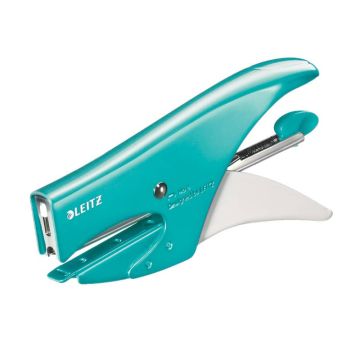 Cucitrice fino a 15 fogli Leitz 5547 WOW acqua marina metallizzato 55472051