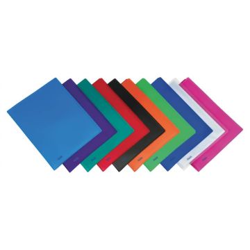 Portalistino a fogli fissi FAVORIT Sviluppo buccia d'arancia 22x30 cm 80 buste blu - 100460311
